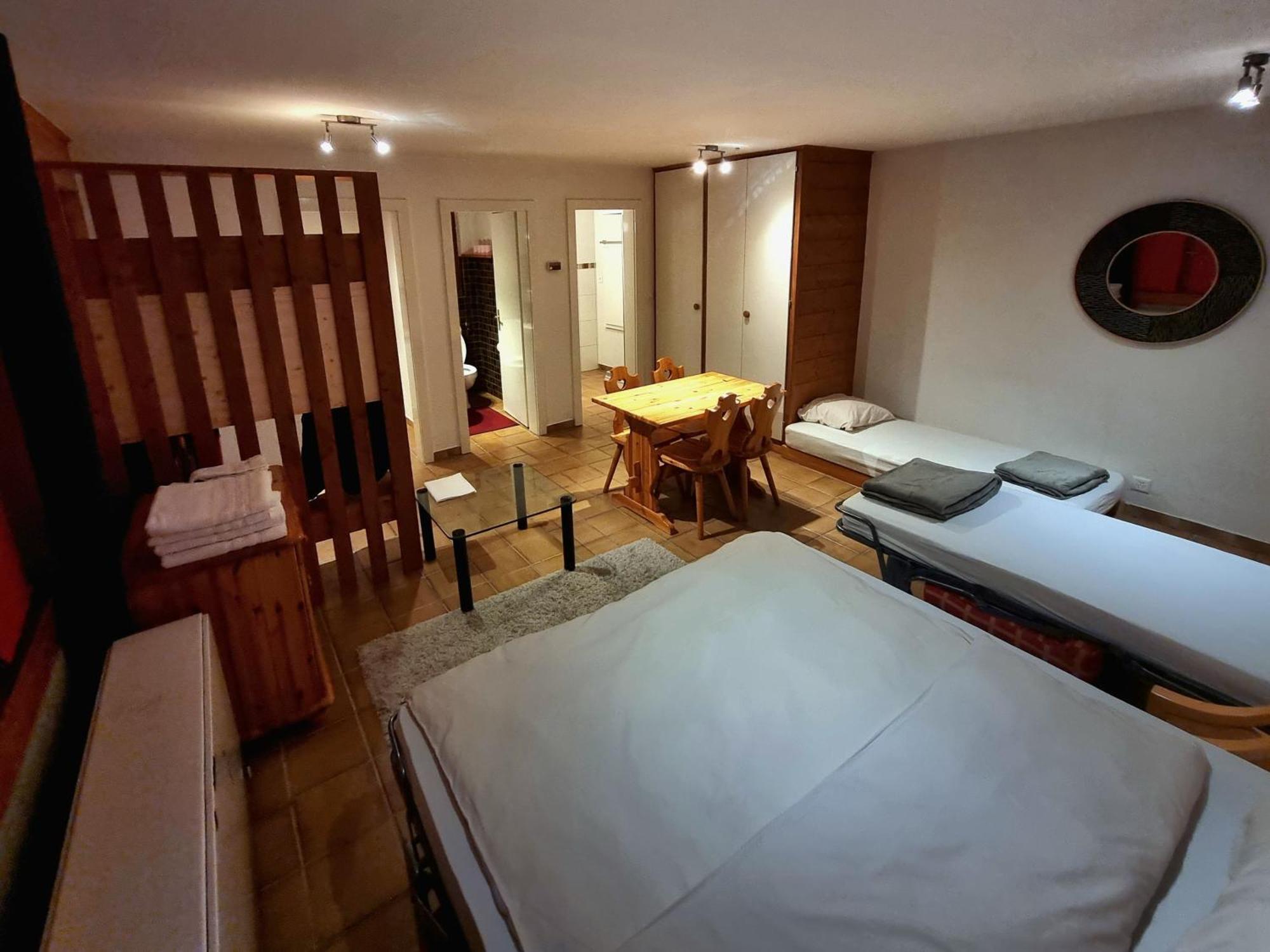 Hotel - Petit-Dejeuner Le Trift Zinal Zewnętrze zdjęcie